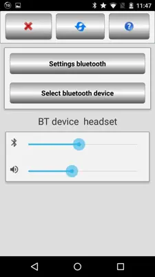 Bluetooth AudioWidget Free android App screenshot 4